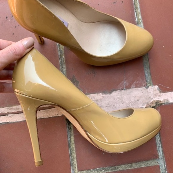L.K. Bennett Nude Pumps - STILA TRENCH PATENT HEEL - Picture 2 of 4